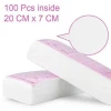100pcs Removal Nonwoven Body Cloth Hair Remove Wax Paper Rolls High Quality Hair Removal Epilator Wax Strip Paper NT259