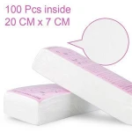 100pcs Removal Nonwoven Body Cloth Hair Remove Wax Paper Rolls High Quality Hair Removal Epilator Wax Strip Paper NT259