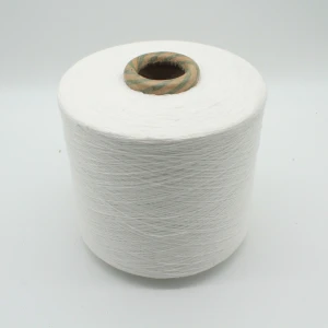 10/1 Bleached white  Regenerated Poly/Cotton Yarn