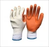 10G heavy duty rubber coated work hand gloves