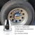 Import 10pcs 33mm threaded nut cover chrome plastic with flange from China
