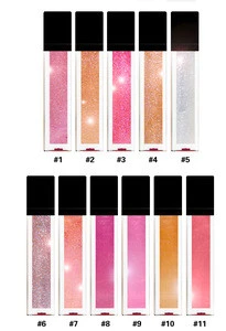 11 colors China cosmetics vendors lipgloss lip stick private label clear waterproof lip gloss