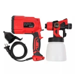 110V 220V 240V 550W High Power Electric Painting Sprayer 800ml Flow Control HVLP Household Electric Airless Paint Spray Gun