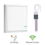 110V or 220V Home Kitchen Pressure Switch with Controlling Receiver for Lights LED Ceiling Fans Fixtures and other Appliances