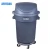 Import 120L Circular garbage can with wheel-base dustbin trash bin trash can recycle plastic waste bin rubbish bin from China