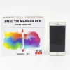 12/24/36/48 Colors Permanent Dual Tip Marker Pen Round Toe Brush Pen Oblique Watercolor For Painting Drawing Art Supplies