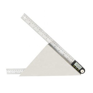 12&#39;&#39; 300 mm Digital Angle Ruler with Stainless Steel electronic 2-in-1 Angle Meter Electronic Protractor Goniometer
