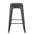 Import 12&quot;-30&quot; gunmetal Industrial metal bar stool from China