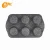 Import 14" Large Deep Heavy Duty & Easy Release 6 Cup Marble Colored Collection Nonstick Coating Carbon Steel Baking Tray Muffin Pan from China