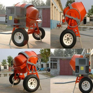 140L 160L 180L 200L Portable Mini Manual Cement Mixer/electric concrete mixer with stand