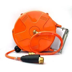 15 m installation compact garden hose reel with automatic rewind function Garden water hose reel