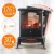 Import 1500W Traditional Realistic Quartz Infrared Electric Fireplace Stove Heater with Remote Control Electric Space Heater from China