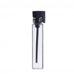 1ML Empty Mini Perfume Sample Vials Perfumes Bottle Laboratory Liquid Fragrance Test Tube Trial Glass Container Bottle