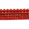 1strand/lot 4 6 8 10 12 mm Red Carnelian Agates Round Gem Beads Carnelian Loose Beads For Jewelry Making DIY Necklace Bracelet