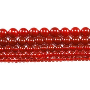 1strand/lot 4 6 8 10 12 mm Red Carnelian Agates Round Gem Beads Carnelian Loose Beads For Jewelry Making DIY Necklace Bracelet