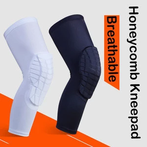 2 Color Sport Safety Breathable Kneepad Honeycomb Pad Leg Knee Adult Antislip Kneecap Football Basketball Knee Pads Protect Gear