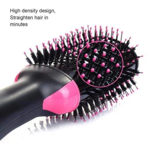 2 IN 1 One Step Hair Dryer Hot Air Brush Hair Straightener Comb Curling Brush Hair Styling Tools peine secador de pelo