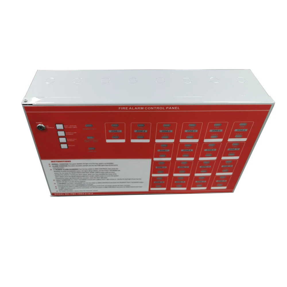 2 Wire CE Approval Fire Alarm System Control Panel Conventional Non-Addressable Type Connect With Smoke Detector