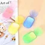 20 tablets/box of disposable hand washing cleaning  soap tablets, household items, portable fusible soap paper
