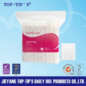 200pcs cotton squares non woven cotton pads