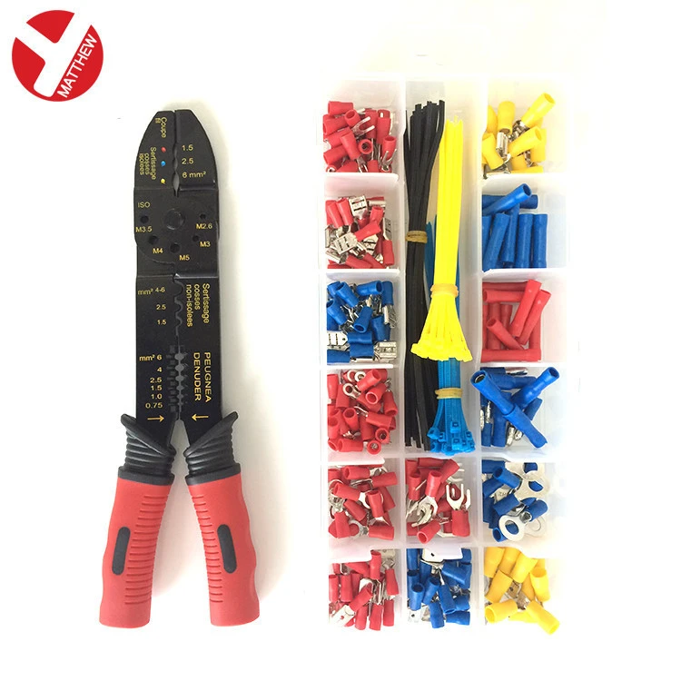 200pcs Wire end Terminals with Wire Stripper