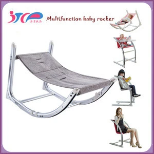 2015 hot selling safety adult baby aluminum high chair for eating