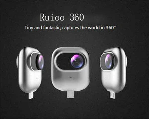 2017 new arrival all-in-one 360 degree VR Cameras fashion design panoramic camera action 360 VR camera