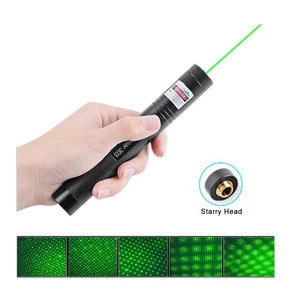 2017 new burning laser pointer 303 10000mW Green Laser Pointer Adjustable Focal Length and with Star Pattern Filter
