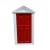 Import 2018 Gift For Christmas 1:12 Scale Wooden Red Elf Fairy Door Christmas Toys For Kids from China