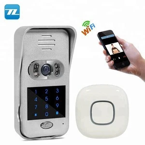 2018 New Arrival Video Door Phone with Smart Phone Control Home Security Wifi Video Doorbell Remote Unlock Smart Doorbell Camera