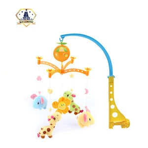 2018 New Electric health plush baby mobile music infant toy for new born baby