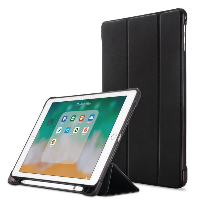 2019 New Arrival Shockproof Folding Stand Leather Case For ipad Pro 11 Tablet Cover