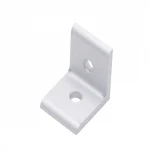 2020 Aluminum Alu 6063 Silver Oxidation L Shape Slotted Angle L Channel Bracket