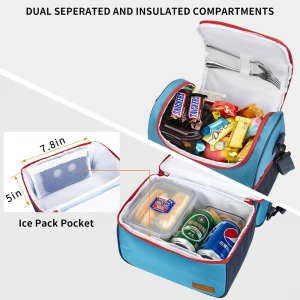 2020 Amazon Hot Sell  Insulated lunch bag for office for men women Travel lunch bag for office with shoulder straps