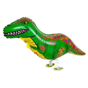 2020 Kids Birthday Party Toys Dinosaur Walking Pet Foil Mylar Balloons Dragon/Rex/Supersaurus Inflatable helium air walker globo