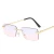 Import 2020 Newest Rectangle Small Lens Sunglasses Metal Rimless Sun Glasses Personality Style Trendy Shade Sunglasses from China