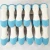 Import 2020 unique design big plastic softgrip clothes pegs strong spring clothepins with rubber TPR 10pcs per pack from China