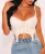 Import 2021 European and American Womens Sexy Pleated Strap Navel Bodysuit Camisole Top from China