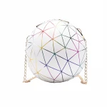 2021 niche design planet shape shiny personality creative lady chain shoulder bag