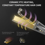 2021 wholesale hair straightener hair salon tool flat iron material for quick styling