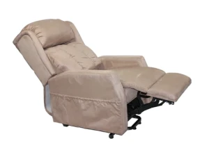 2022 PU fabric leather heated powered massage recliner lift chair