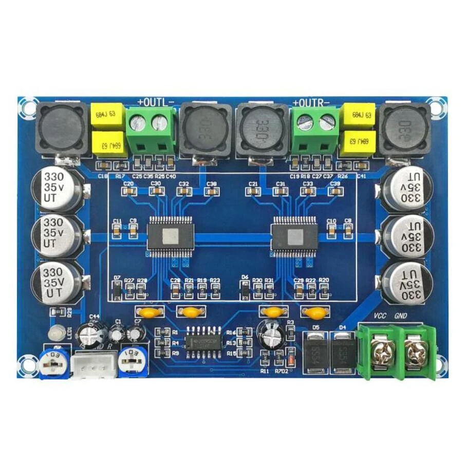 2*120W XH-M543 TAP3116D2 Digital class D amplifier module Board