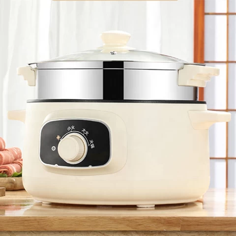 24cm Multifunctional electric hot pot Electric cooker