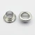 Import #2B 9mm outer, 5mm inner metal eyelet in silver color brass eyelet for clothes from China