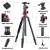 Import 2M Aluminum Video Tripod, Professional Camera Tripods with Centre Pole Monopod Compatible with Canon, Nikon, Sony DSLR from China