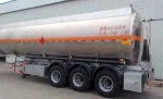 Oil Tank Trailer Petrol, Diesel, Jet Fuel, Kerosene Fuel Tanker Trailer, 3 Axles 30000Lfor Sale