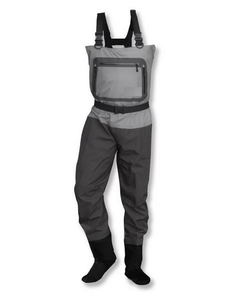 3 Layers Waterproof and breathable fabric fishing waist wader (Breathable-M)