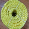 3 strands pe polyethylene twisted packing rope