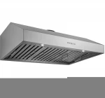 30 in under cabinet range hood in stainless steel with push button switch