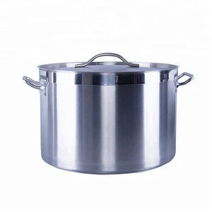 30 liter stainless steel induction large stock pot